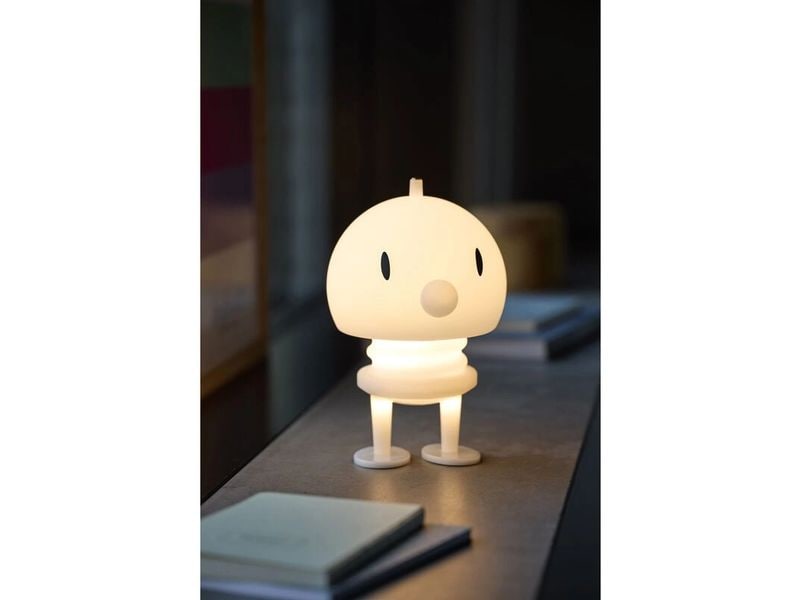 Hoptimist Tischleuchte Soft PE-Lampe XL, 15 x 15 x 23 cm, Weiss