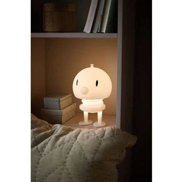 Hoptimist Tischleuchte Soft PE-Lampe XL, 15 x 15 x 23 cm, Weiss