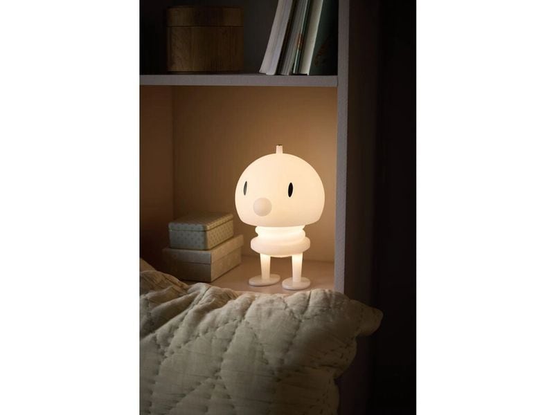 Hoptimist Tischleuchte Soft PE-Lampe XL, 15 x 15 x 23 cm, Weiss