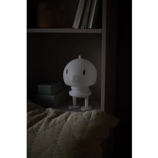 Hoptimist Tischleuchte Soft PE-Lampe XL, 15 x 15 x 23 cm, Weiss