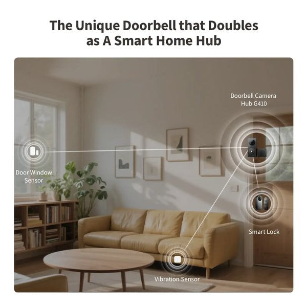 Aqara Türklingel-Kamera-Hub G410 Schwarz 1 Stück