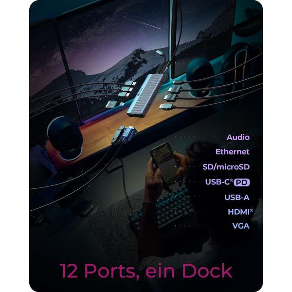 ICY BOX 12-in-1 DockingStation