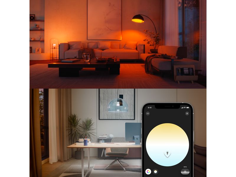 Philips Hue Leuchtmittel White & Col. Amb. E27 Doppelpack 2x 1100 lm