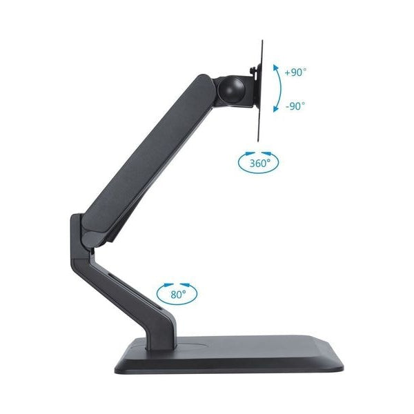 PureMounts Tischhalterung PM-OFFICE-ST-10 bis 10 kg – Schwarz