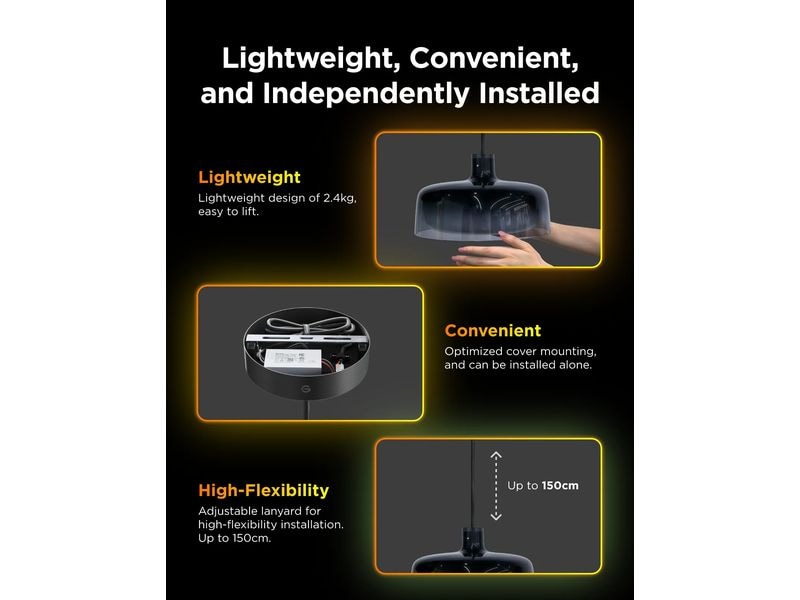 Govee Pendelleuchte 30 x 30 x 17.1 cm