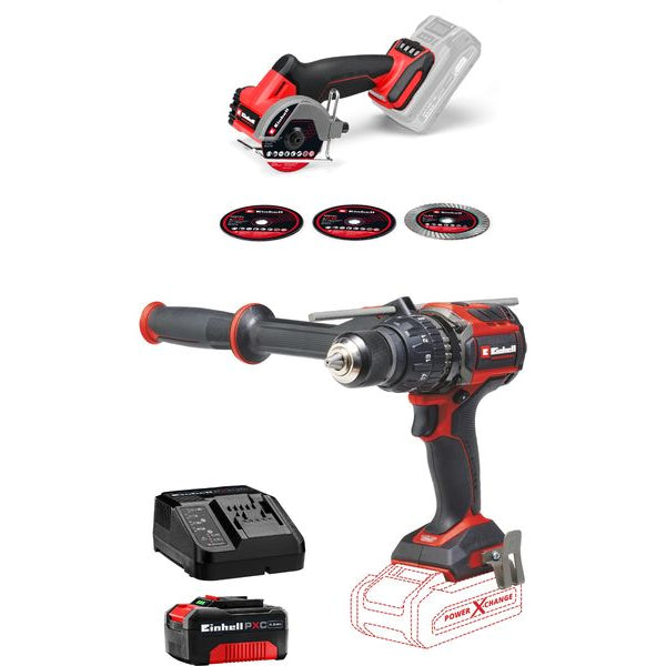 Einhell Akku-Werkzeugset 18 V Professional TOP Kit