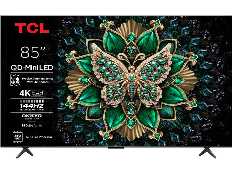 TCL TV 85C6K 85", 3840 x 2160 (Ultra HD 4K), QLED