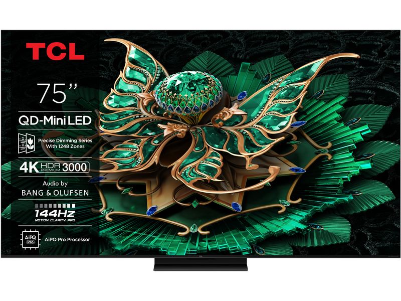 TCL TV 75C7K 75", 3840 x 2160 (Ultra HD 4K), QLED