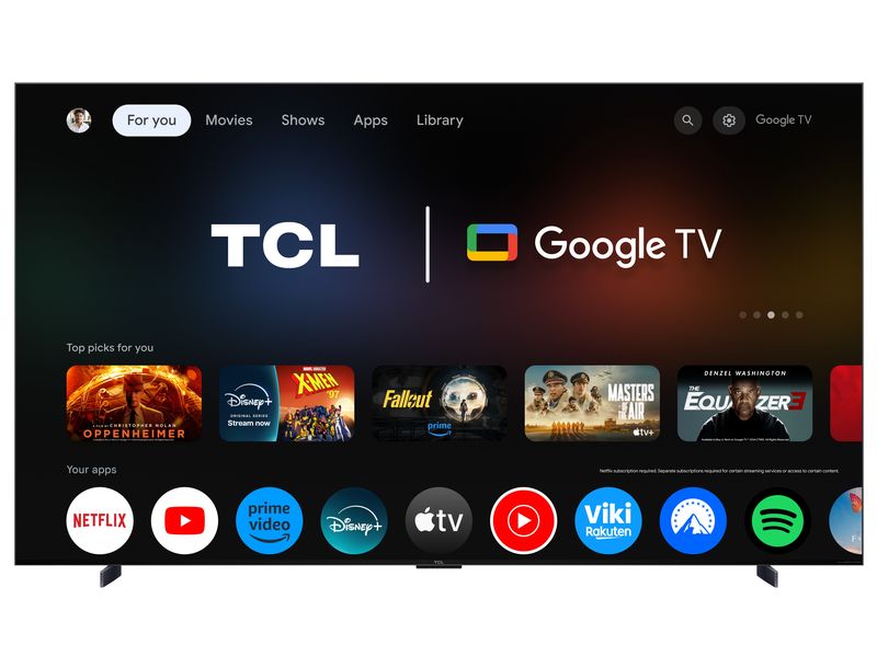 TCL TV 98C7K 98", 3840 x 2160 (Ultra HD 4K), QLED