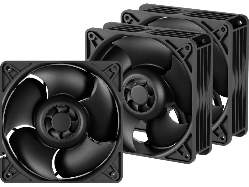 Arctic Cooling S12038-4K, 120 mm, 4000 RPM, Schwarz, 3 Stück