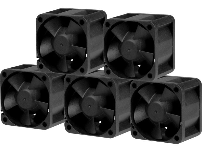 Arctic Cooling PC-Lüfter S4028-15K, 40 x 28 mm, 15000 RPM, Schwarz, 5 Stück