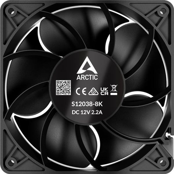 Arctic Cooling S12038-4K, 120 mm, 4000 RPM, Schwarz, 3 Stück