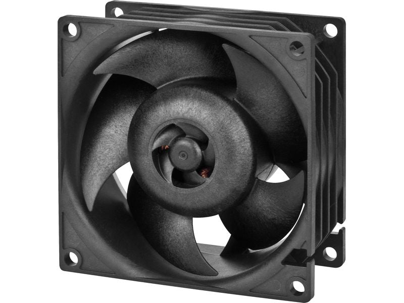 Arctic Cooling PC-Lüfter S8038-7K, 80 mm, 7000 RPM, Schwarz, 4 Stück