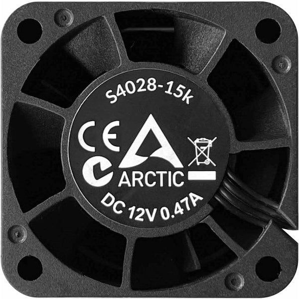 Arctic Cooling PC-Lüfter S4028-15K, 40 x 28 mm, 15000 RPM, Schwarz, 1 Stück