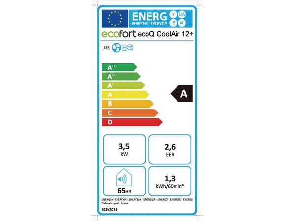 Ecofort Klimagerät ecoQ CoolAir 12+ 410 m³