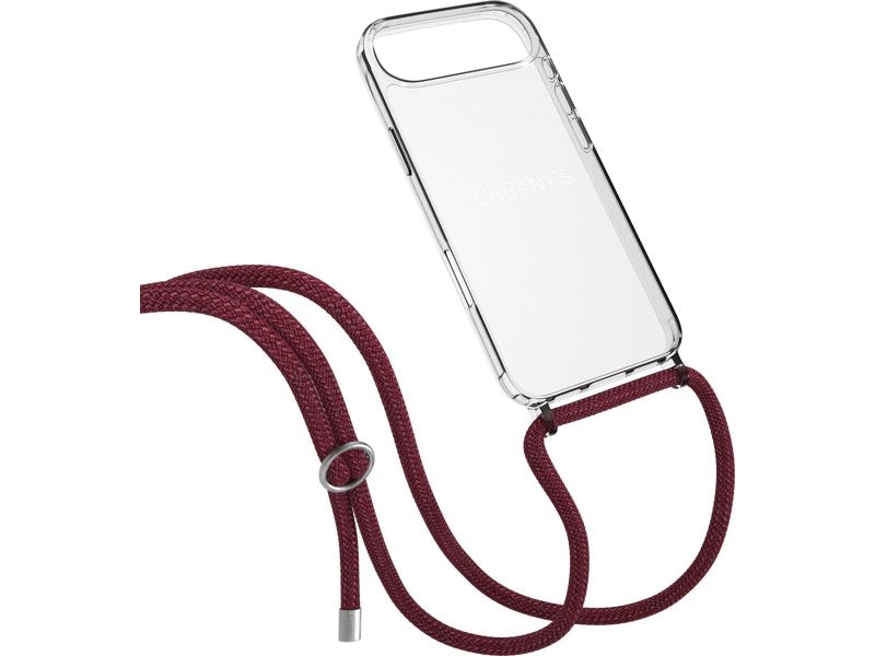 Urbany's Necklace Case RED WINE iPhone Air Silber Ring