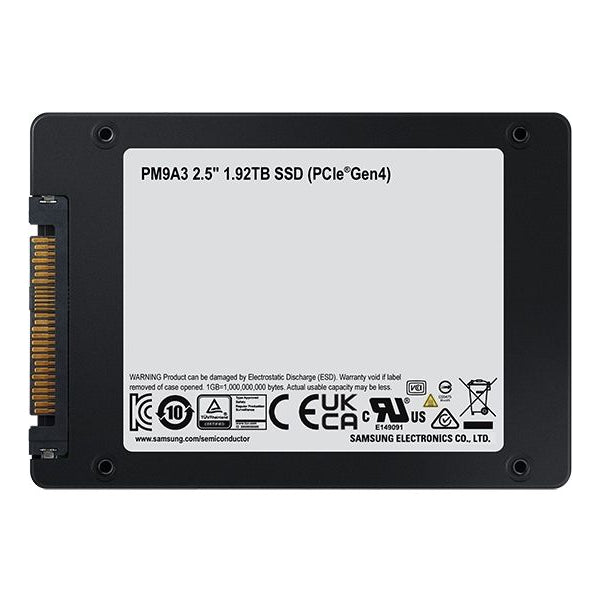 Samsung PM9A3 NVMe U.2 1.92TB
