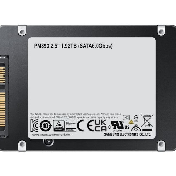 Samsung SSD Enterprise PM893 2.5