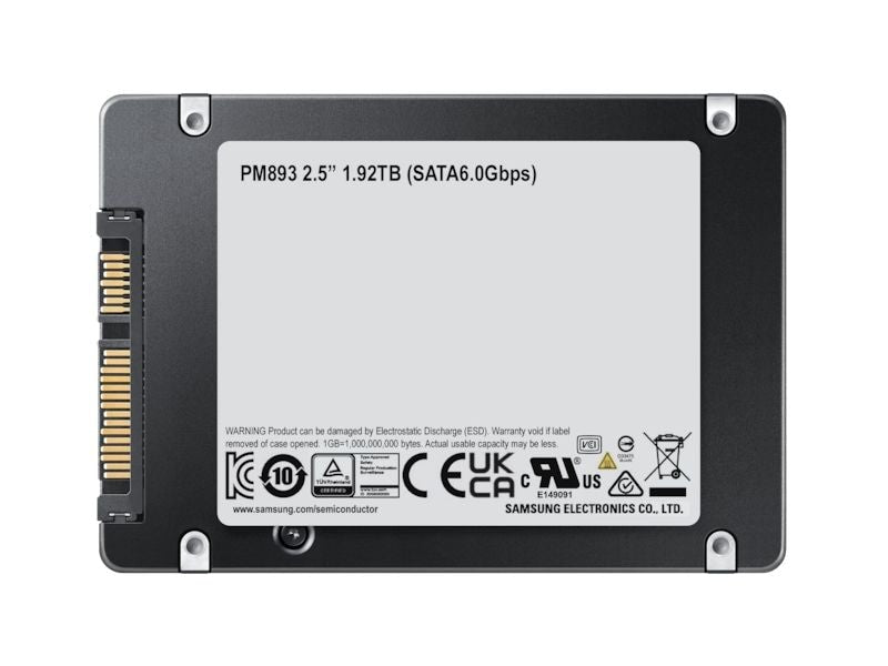 Samsung SSD Enterprise PM893 2.5" SATA 480 GB