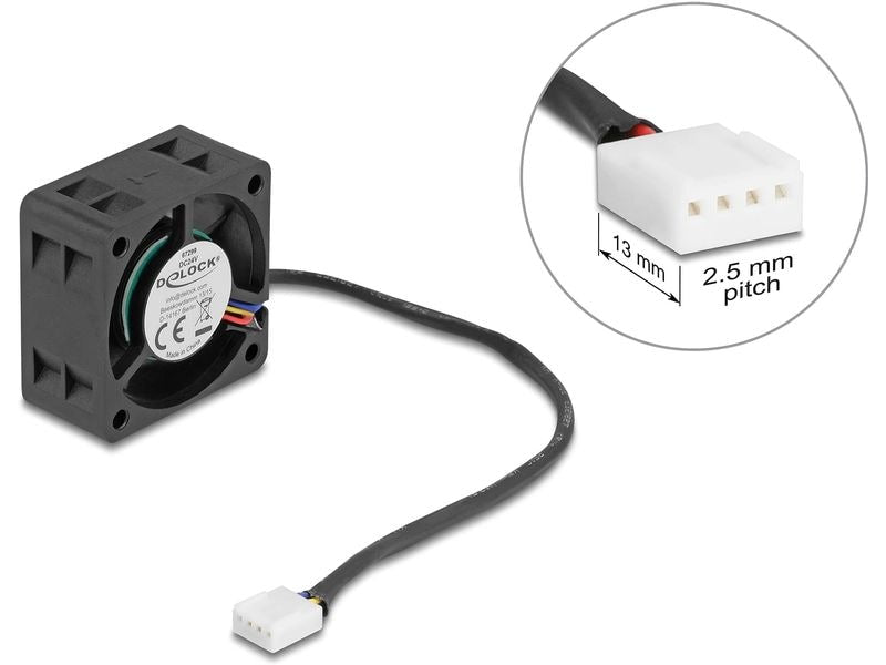 Delock PC-Lüfter 24 V DC, 40 x 40 x 20 mm