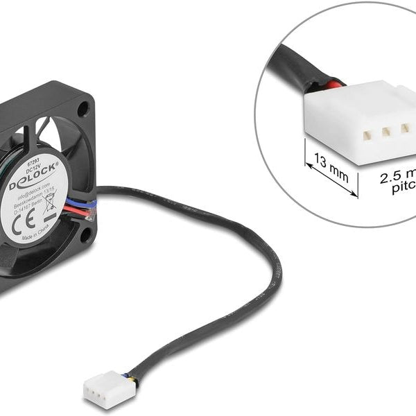Delock PC-Lüfter 12 V DC, 40 x 40 x 10 mm
