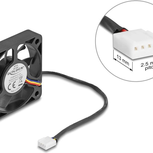 Delock PC-Lüfter 12 V DC, 50 x 50 x 10 mm