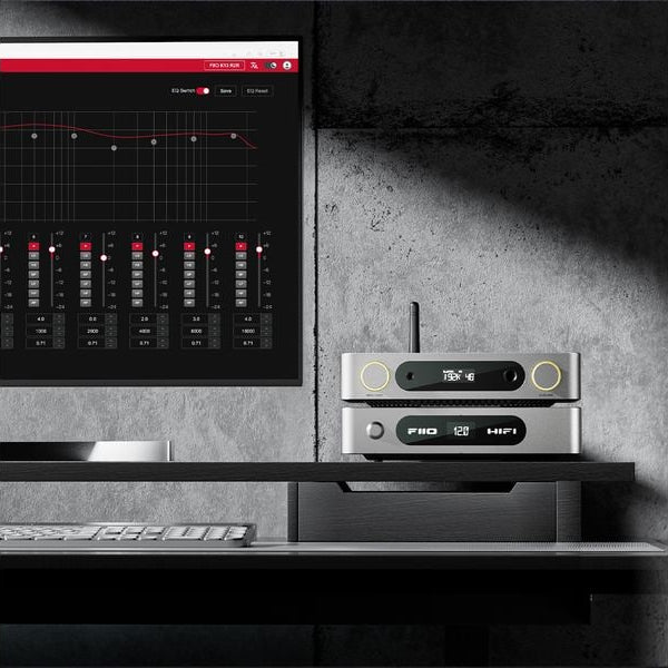 FiiO Kopfhörerverstärker & USB-DAC K13 R2R Silber