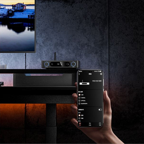 FiiO Kopfhörerverstärker & USB-DAC K13 R2R Schwarz