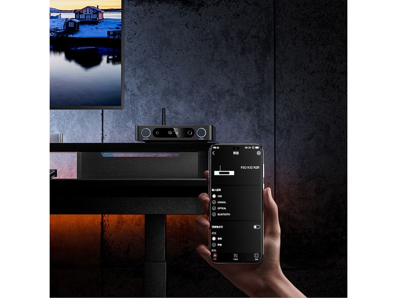 FiiO Kopfhörerverstärker & USB-DAC K13 R2R Schwarz