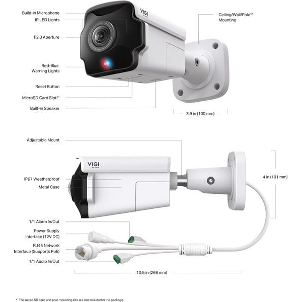 TP-Link Netzwerkkamera InSight S385PI 8 MP 30 fps