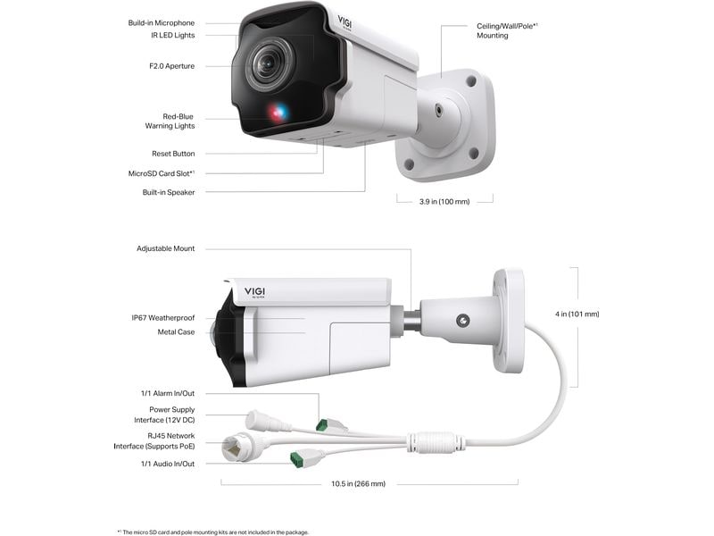 TP-Link Netzwerkkamera InSight S385PI 8 MP 30 fps