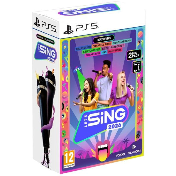 GAME Let's Sing 2026 + 2 Mics für PS5 International Version