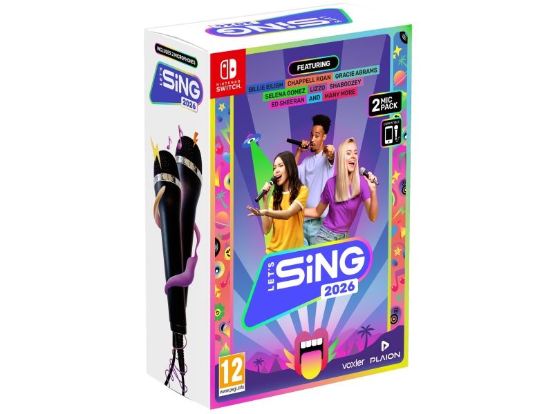 GAME Let's Sing 2026 + 2 Mics für Switch International Version
