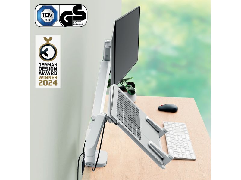 Leitz Tischhalterung Ergo Dual Dual Monitorarm