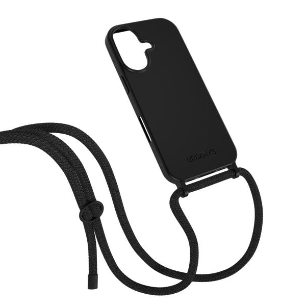 Urbany's Necklace Case ALL BLACK  iPhone 17 MATT