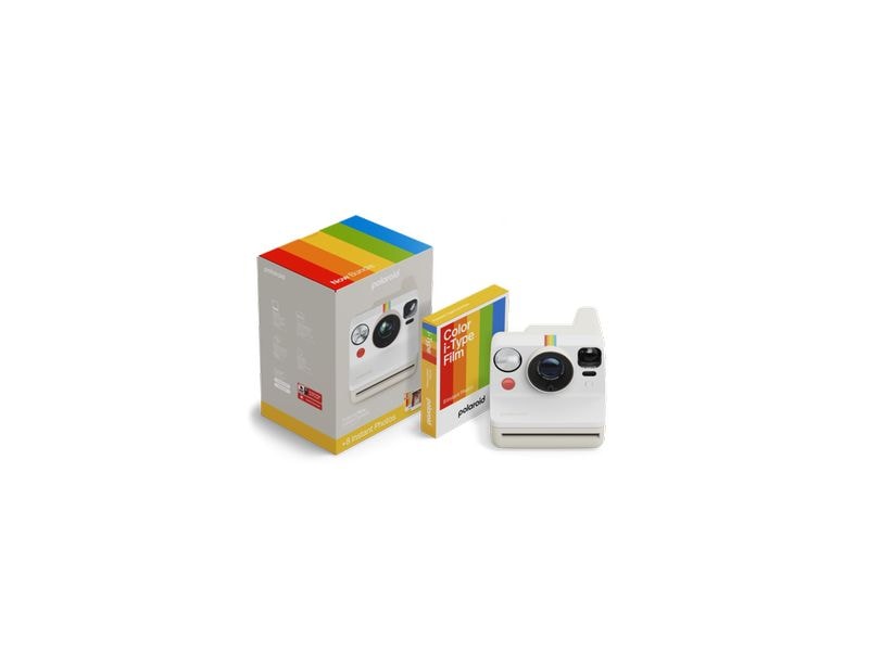 Polaroid Fotokamera Now Gen 3 + Color Film Bundle Weiss