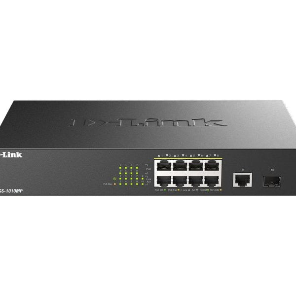 D-Link PoE+ Switch DGS-1010MP/E 10 Port