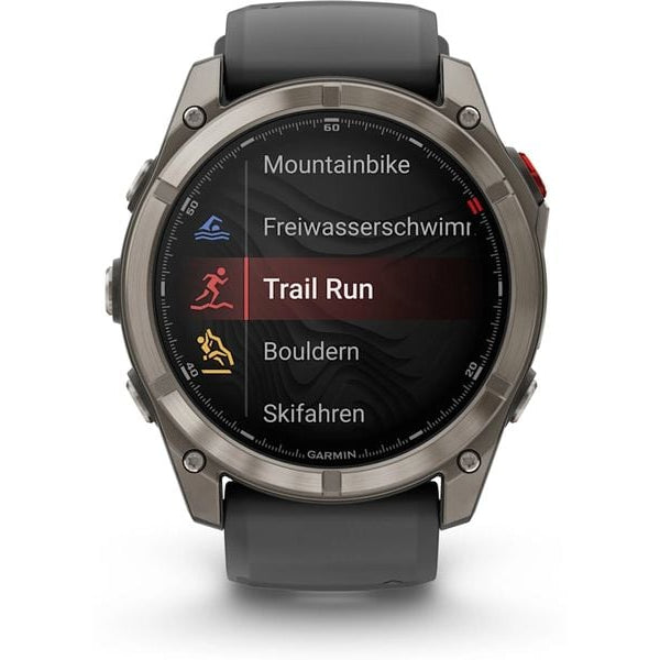 GARMIN GPS-Sportuhr fēnix 8 Pro – AMOLED Graphite/Schwarz