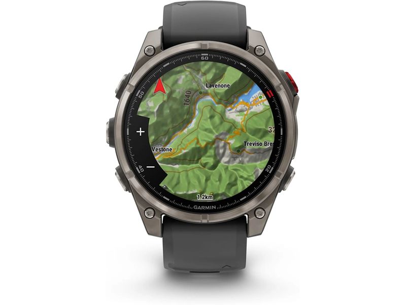 GARMIN GPS-Sportuhr fēnix 8 Pro – AMOLED Graphite/Schwarz