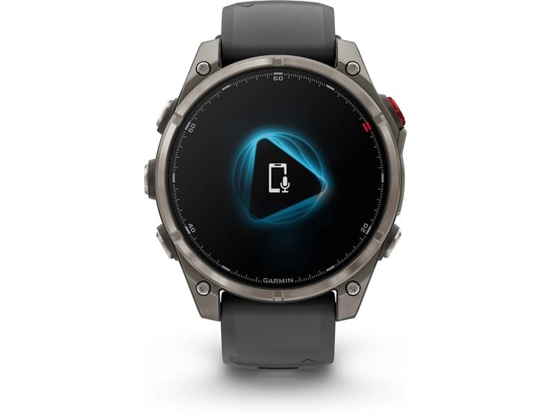 GARMIN GPS-Sportuhr fēnix 8 Pro – AMOLED Graphite/Schwarz