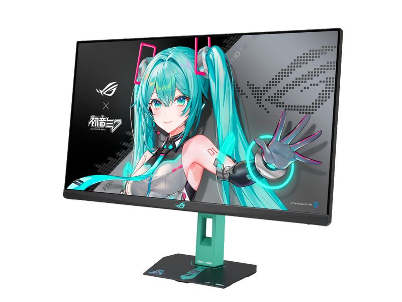 ASUS Monitor ROG Strix XG27ACMEG-G Hatsune Miku Edition