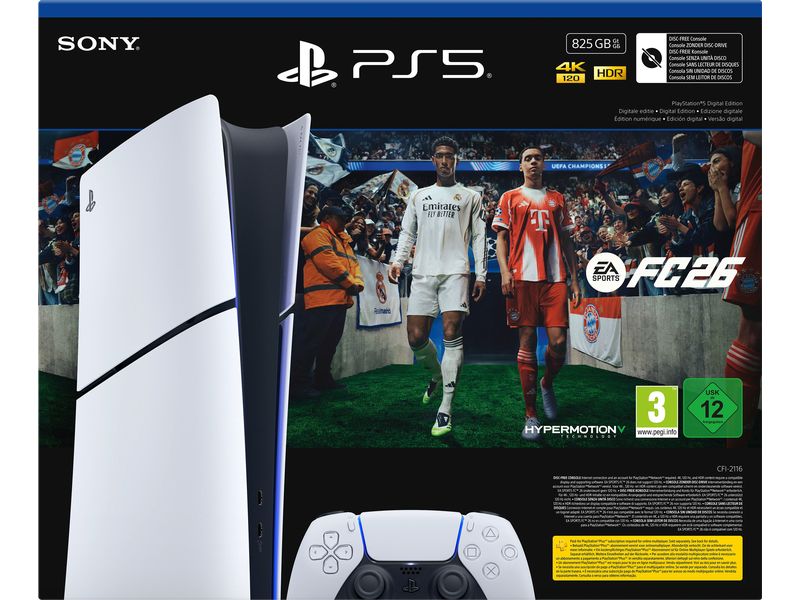 Sony Spielkonsole Playstation 5 Digital Edition 825 GB BN