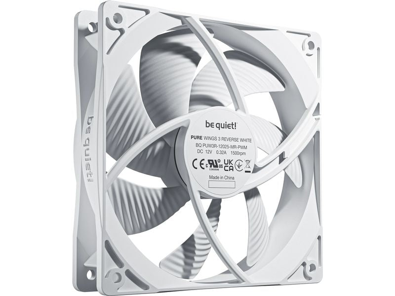 be quiet! PC-Lüfter PURE WINGS 3 120mm PWM Reverse White 3-Pack