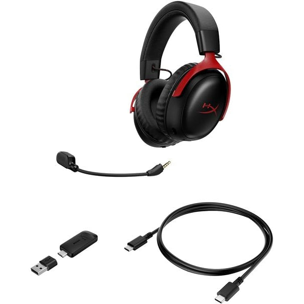 HyperX Headset HyperX Cloud III S Rot/Schwarz
