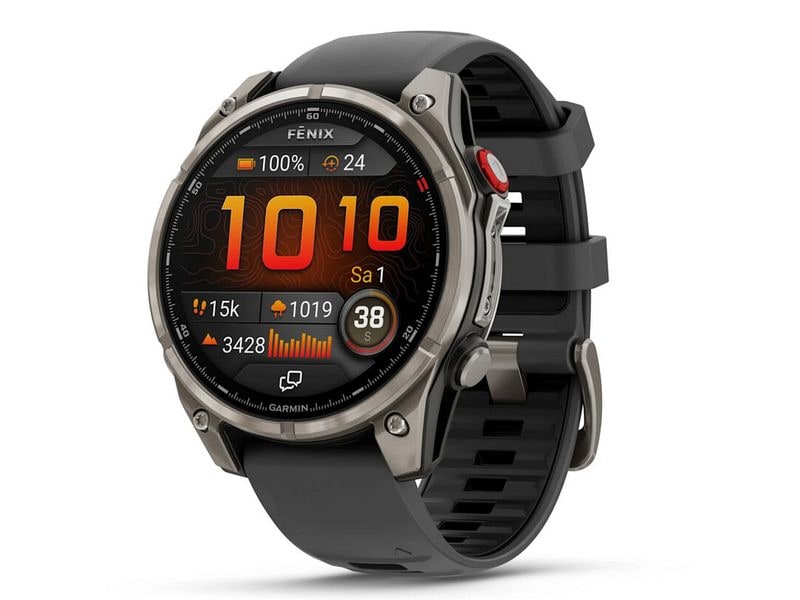 GARMIN GPS-Sportuhr fēnix 8 Pro – AMOLED Graphite/Schwarz