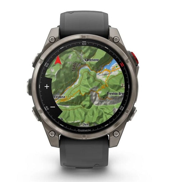 GARMIN GPS-Sportuhr fēnix 8 Pro – AMOLED Graphite/Schwarz