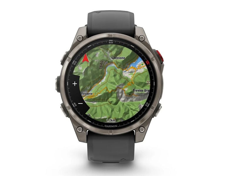 GARMIN GPS-Sportuhr fēnix 8 Pro – AMOLED Graphite/Schwarz
