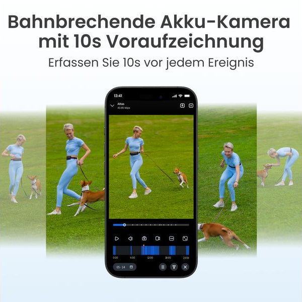 Reolink Netzwerkkamera Altas B630 2K Wifi inkl. Solarpanel