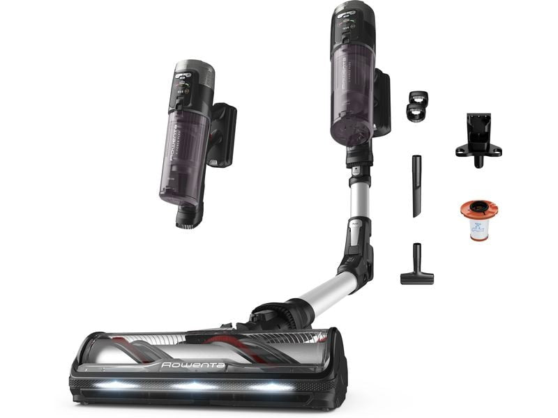 Rowenta Akku-Hand- und Stielsauger X-Force Flex Violett