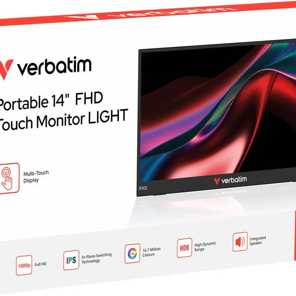 Verbatim Monitor Touchscreen 14'' LIGHT